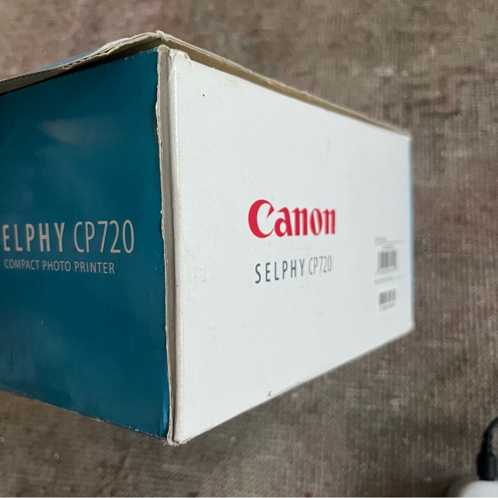 Canon Selphy DP720 Compact Photo Printer *Needs Ink Works With Box Gray - Picture 8 of 10